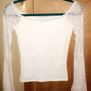 Off the shoulder shirt